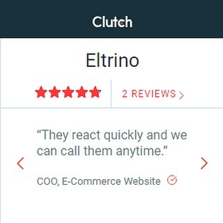 Eltrino Starts Ranking on Clutch